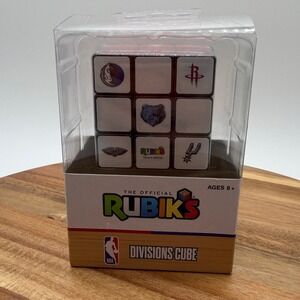 NBA Official Rubik's Divisions Cube Puzzle 30 Team Logos Toyzon RBK-CUB-4012